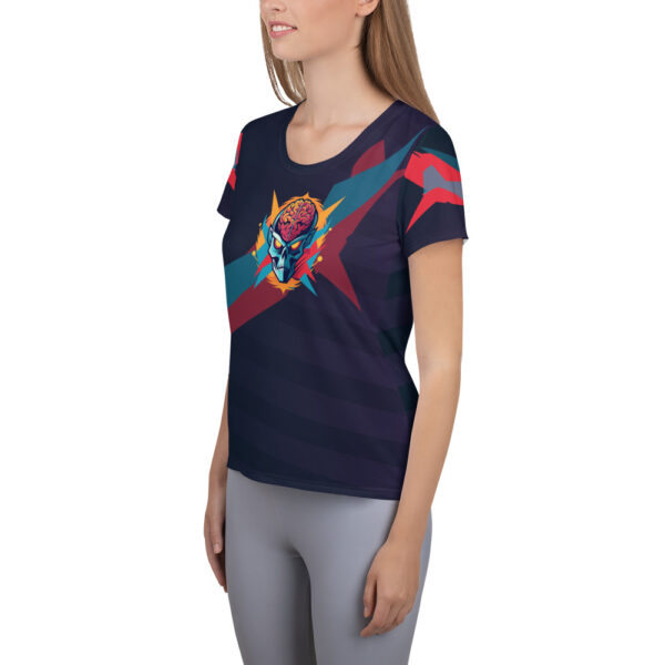 Camiseta deportiva mujer all over ABSTRACT CEREBRO COMIC - Imagen 3