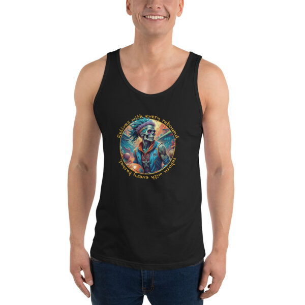 Camiseta de tirantes para hombre Colección Basquet Calavera